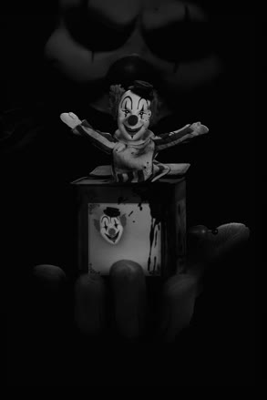 clown in a cornfield